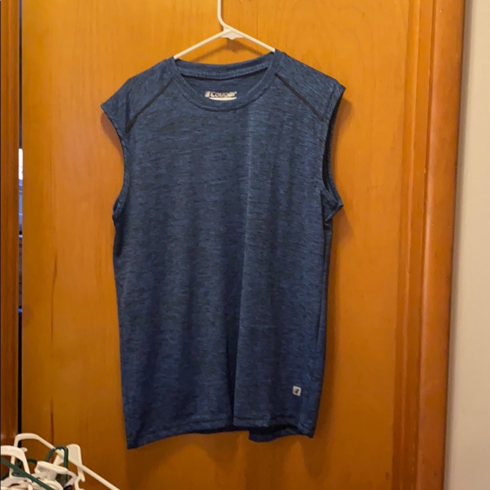 Cougar sport blue tank top